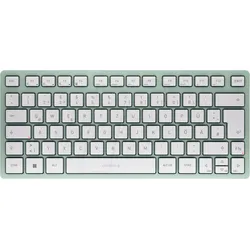 JK-7100DE-18 - Tastatur, Bluetooth, grün, kompakt, DE