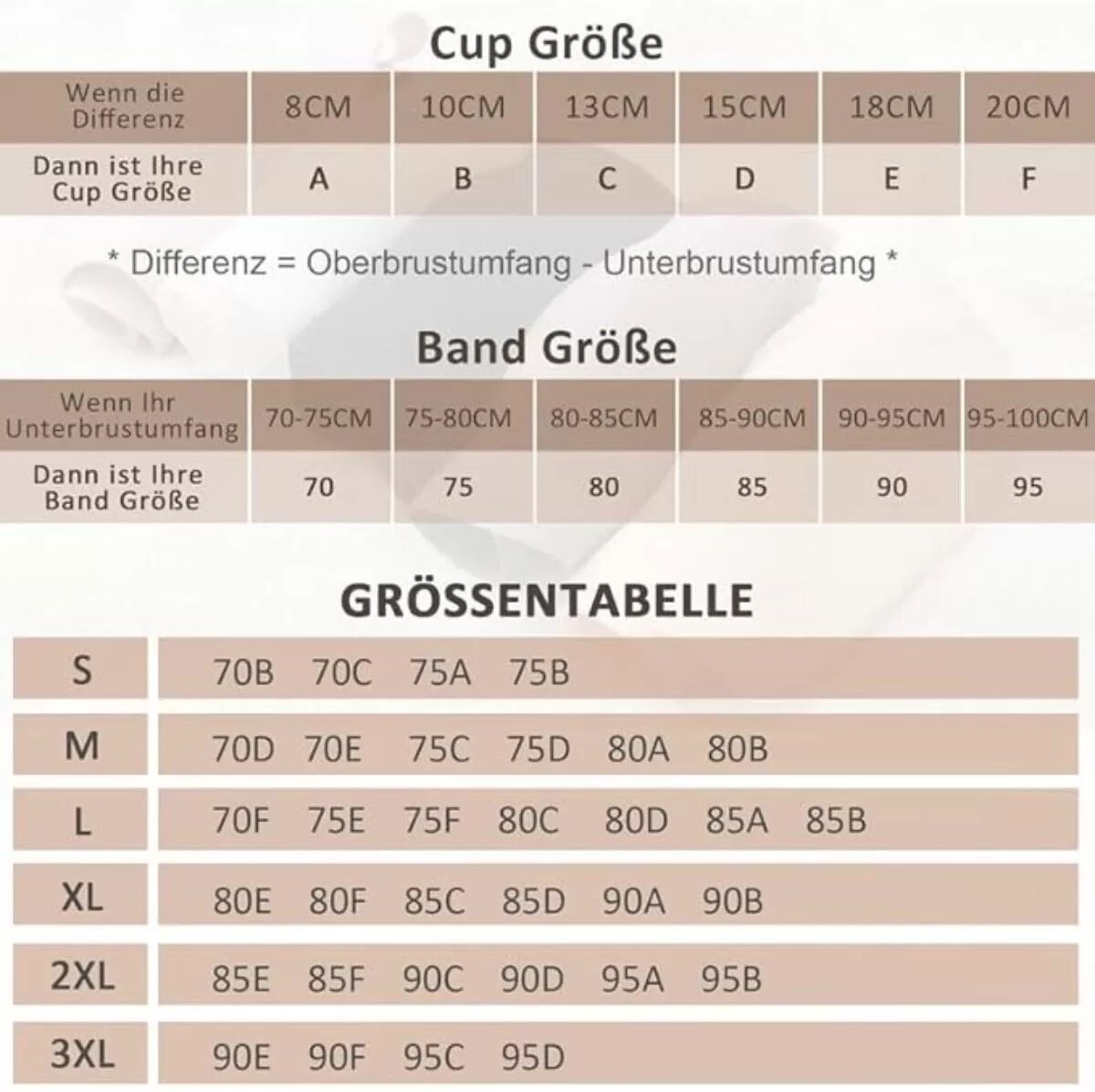 INF Nahtloser kabelloser BH für Damen – Komfort & Halt M