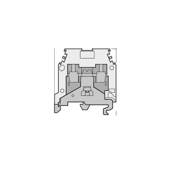 50 stuks Krüger-Werke GmbH klemmen type M 4/6.P groen-geel