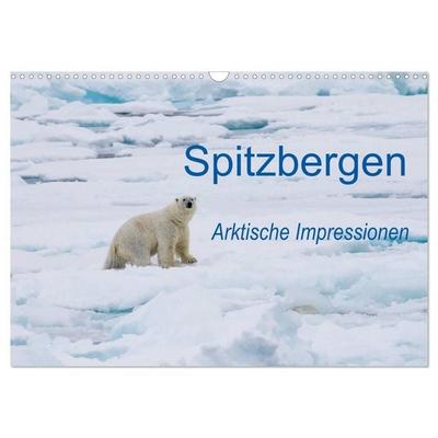 Spitzbergen - Arktische Impressionen (Wandkalender 2027 DIN A3 quer), CALVENDO Monatskalender