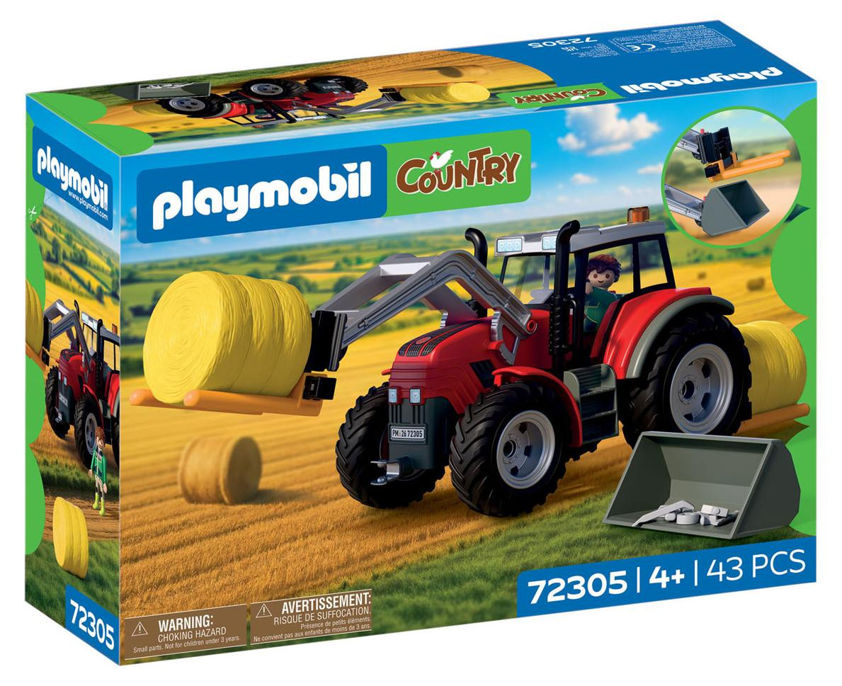 Playmobil Grote tractor met hooibalen