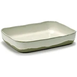 Serax Piatto da Forno Numero Dieci Bianco Spento, Auflaufform, Weiss