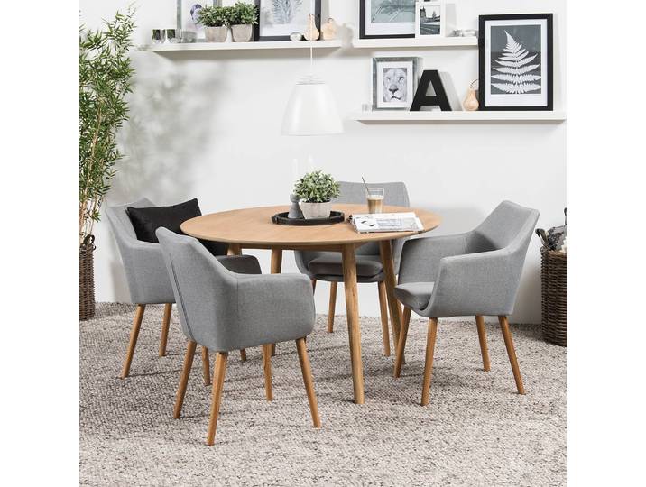 Table Montville rond Ø 120cm Marron