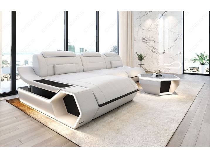 Ecksofa Toscano L-Form in Leder