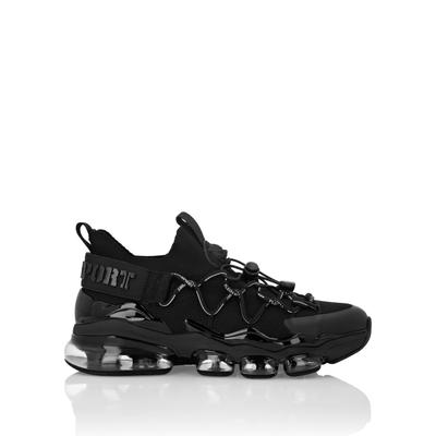 Sneaker PLEIN SPORT "Thunder", Damen, Gr. 40, Normalschaft, schwarz (0202, schwarz, schwarz), Schuhe Sneaker