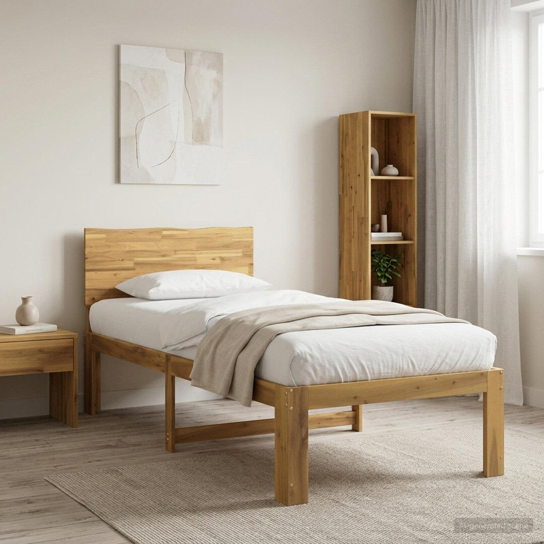 Natur Pur Solid Wood Bed Frame White Small Single (2'6)