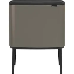 Brabantia Abfallbehälter Bo Touch, Abfalleimer, Silber