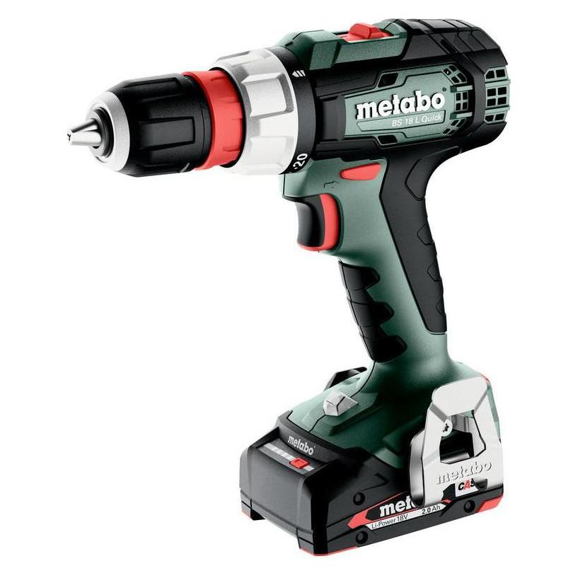 Metabo BS 18 L Quick 614052500 Akku-Bohrschrauber 18 V 2 Ah Li-Ion bürstenlos (Bohrschrauber) (614052500)