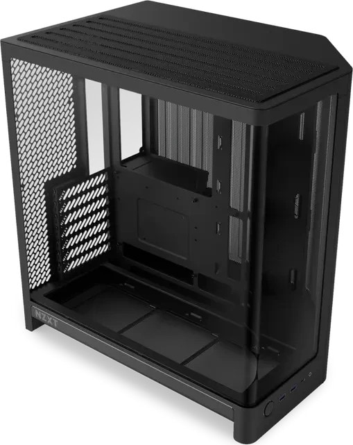 NZXT H6 2026 Mid-Tower Airflow Gaming Gehäuse Schwarz Glasfenster CC-H62FB-01