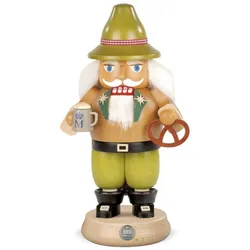 Müller Erzgebirge Nussknacker Bayer auf dem Oktoberfest 13 x 23 cm