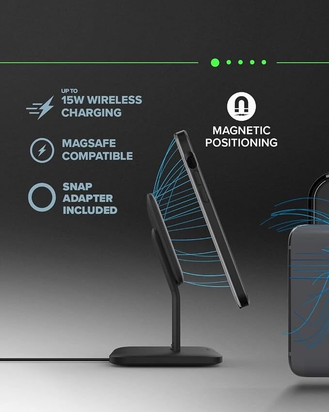 ZAGG mophie snap + wireless charging stand UK - Black