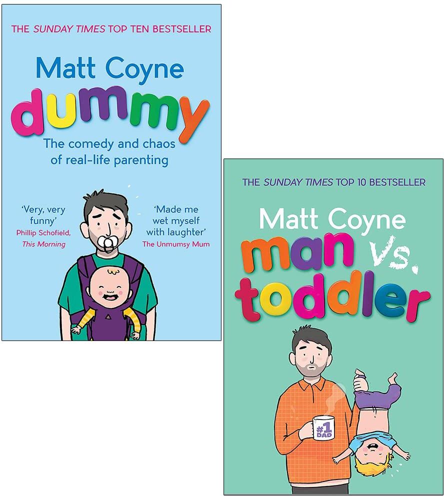 Wildfire Matt Coyne 2 Books Collection Set - Dummy & Man vs Toddler - Paperback Parenting Memoir - Sunday Times Bestseller Gift Set