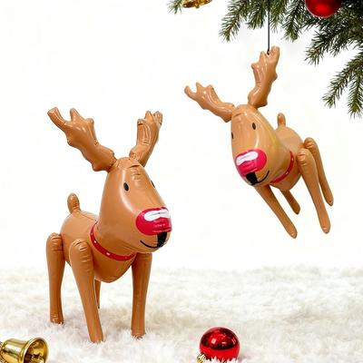 Uplifted Finds Inflatable Deer Decoration PVC Thick Deer Balloon For Courtyard Party Atmosphere And Christmas Gifts Inflatable Deer Decoration PVC Thick Deer Balloon For Courtyard Party Atmosphere And Christmas Gifts