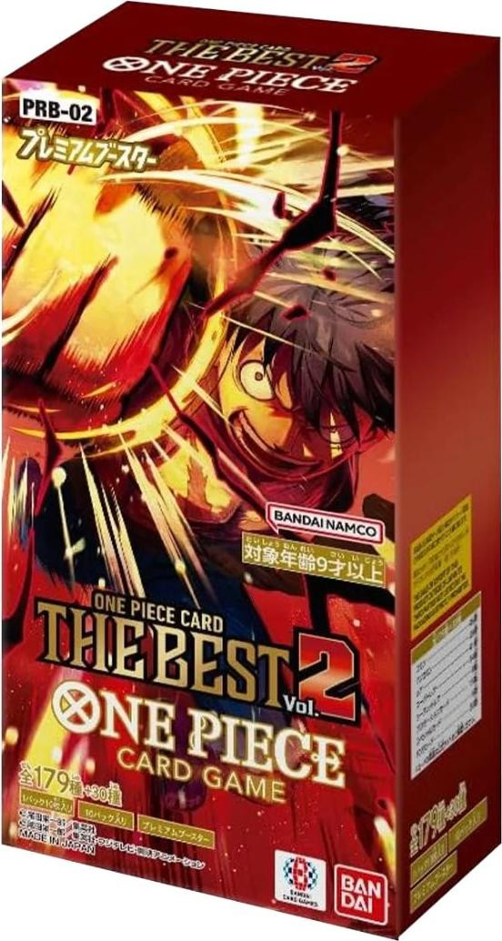 Bandai Japan One Piece The Best Premium Booster Display PRB02