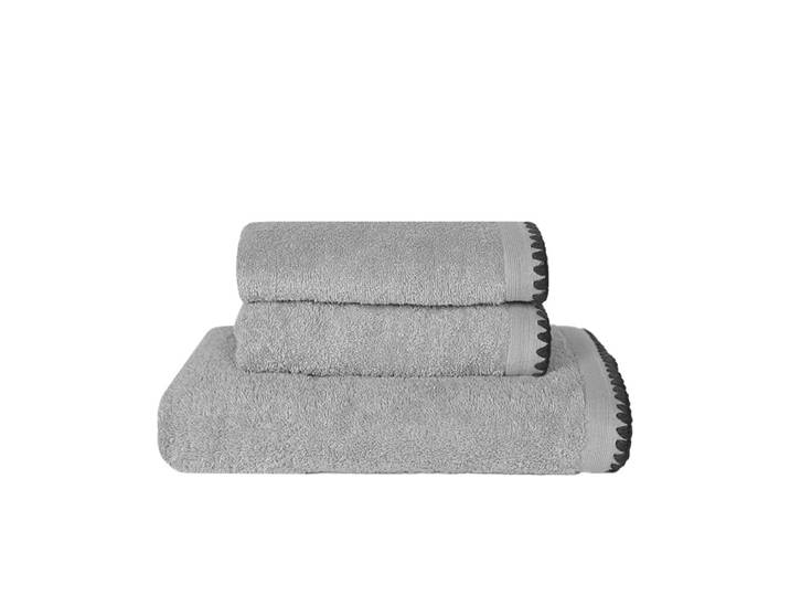 Ensemble de bain 3 pièces point cavalier gris perle