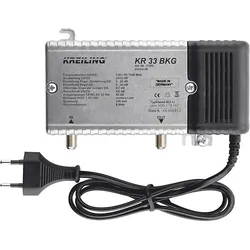 Kreiling BK-Verstärker 33dB 25dB Rückweg 0-65MHz KR 33 BKG