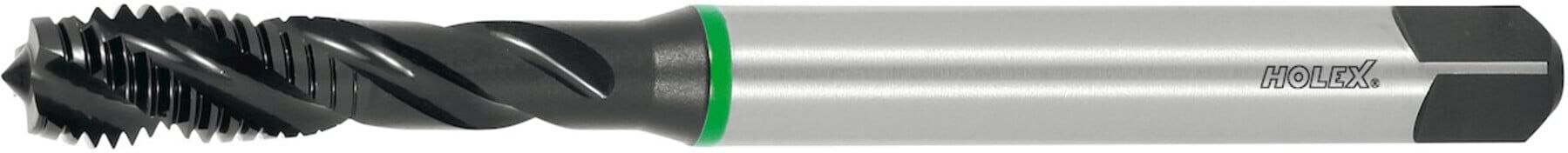 HOLEX Maschinen-Gewindebohrer HSS-E Form C M10 Gewindetiefe 30 mm vaporisiert (135855 M10)