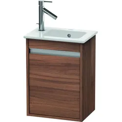 Duravit Ketho Waschtisch-Unterschrank KT6417R7979 40x28,5x55cm, wandhängend, Tür rechts, nussbaum natur