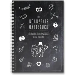familiawedding black-Doodle- Design XXL Gästebuch zur Hochzeit, Ratgeber von Familia Verlag