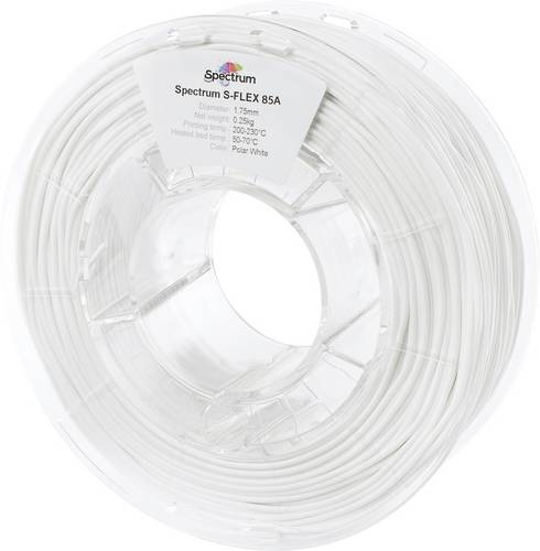 Spectrum Filaments 80571 S-Flex 85A Filament Flexibles Filament flexibel, chemisch beständig, schlagfest, verzugsfrei 1.75mm 250g