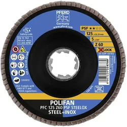 Pferd, Schleifmittel, X-LOCK Fächerschleifscheibe Universal-Linie PSF (60)