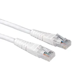 VALUE Patchkabel Cat.6 (Class E) UTP, weiß, 1 m