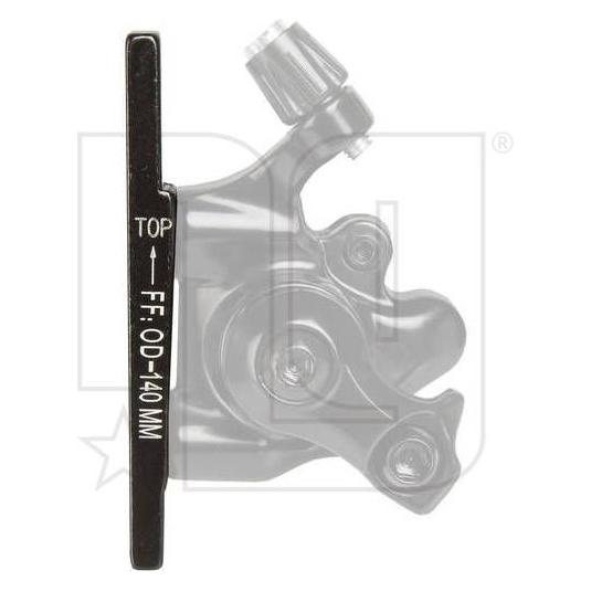 NG Sports Scheibenbremsen-Adapter, FM, 140mm VR, black (40083787)