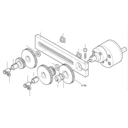PROXXON 24400-00-12 Zahnrad 70 Zähne für Drehmaschine PD400
