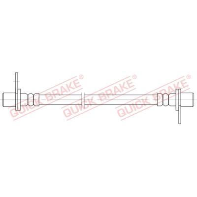 QUICK BRAKE Bremsschlauch 25085 für Citroën MITSUBISHI