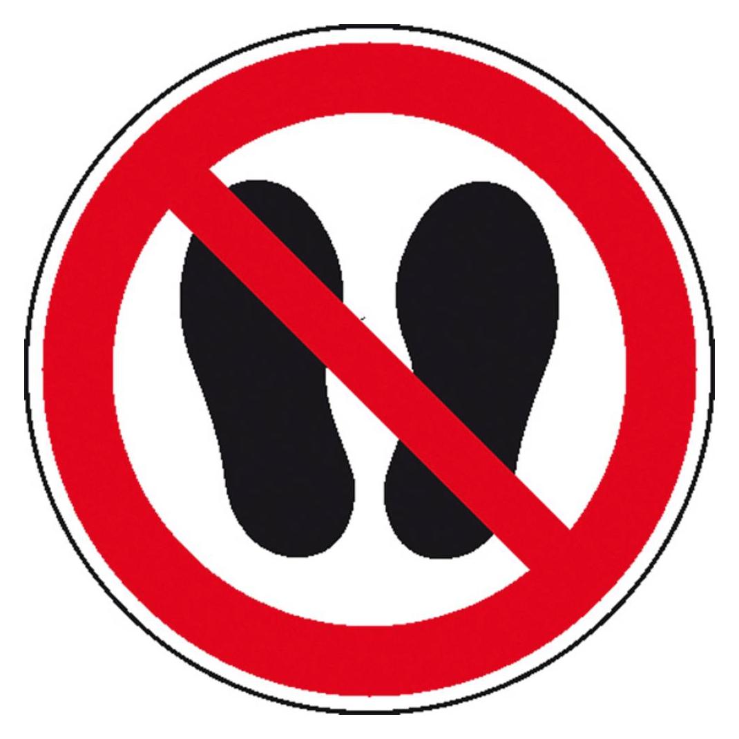 SafetyMarking Verbotsschild Betreten der Fläche verboten (11.1098)