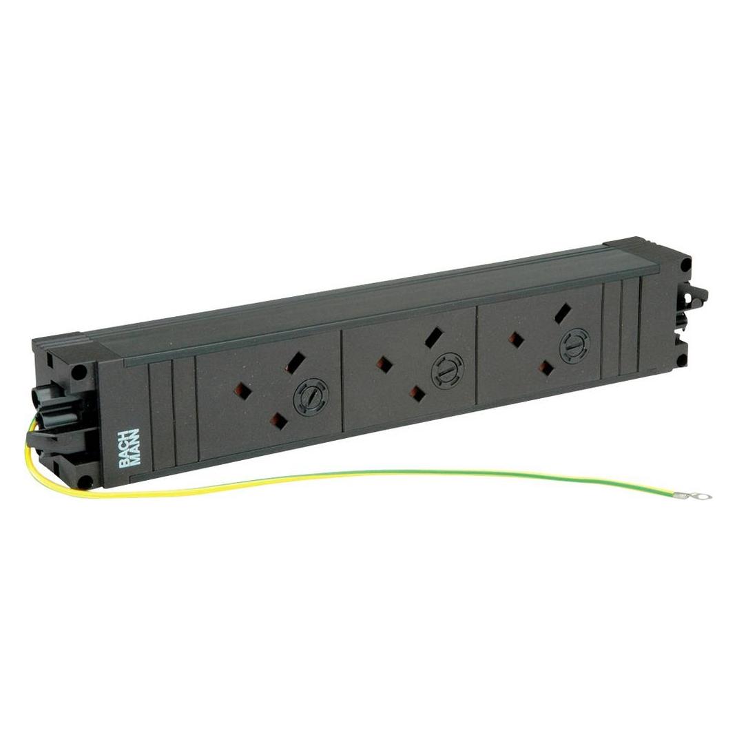 Bachmann STEP BASE 3xUK 3.15A (3x, BS 1363) (336.6012)