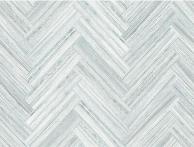 York Wallcoverings Blue Hermosa Herringbone Peel and Stick Wallpaper