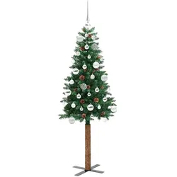 vidaXL, Weihnachtsbaum, Fenja (mit 61 silbernen Kugeln) (150 cm)