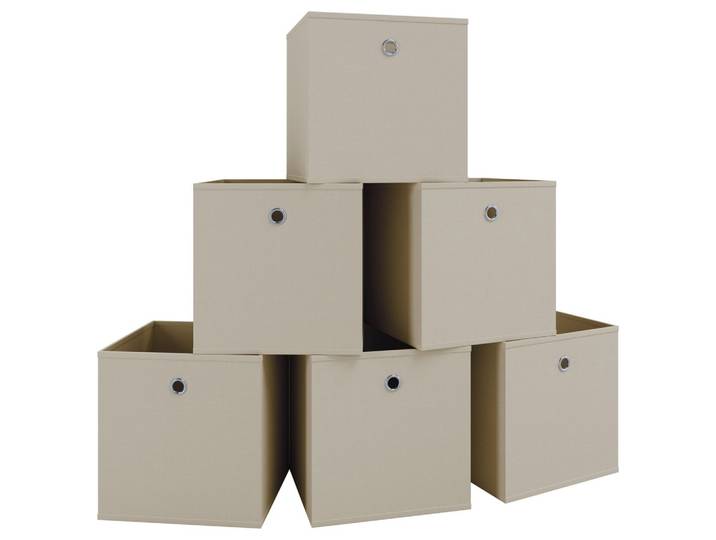 Faltbox-Set Boxas 6-tlg. Naturfarben