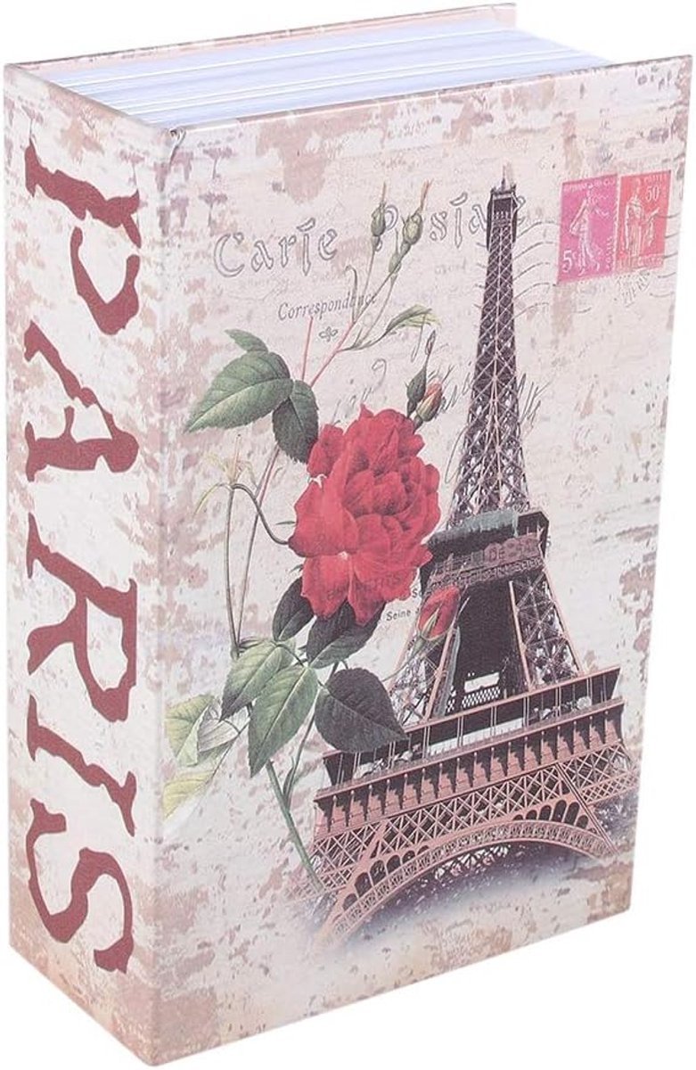 Merkloze Boekkluis Tour Eiffel Type - Kleine Beveiligingsdoos voor Geld en Sieraden