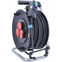 Hora eTec, Kabelrolle, Kunststoffkabeltrommel PRCD Personenschutz (40 m, 1.50 mm2)