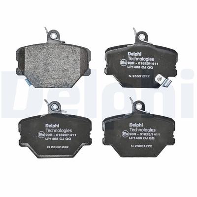 DELPHI Bremsbelagsatz, Scheibenbremse lp1465 für SMART
