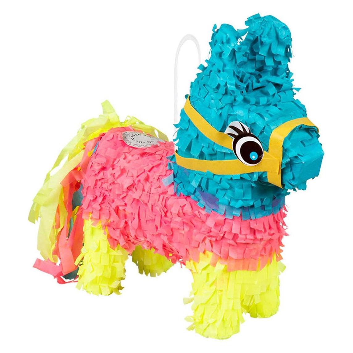 Boland Mini Pinata Esel bunt 20x18cm (1 Stk.) (BO30975)