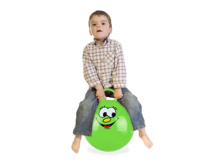 Hüpfball für Kinder Grün