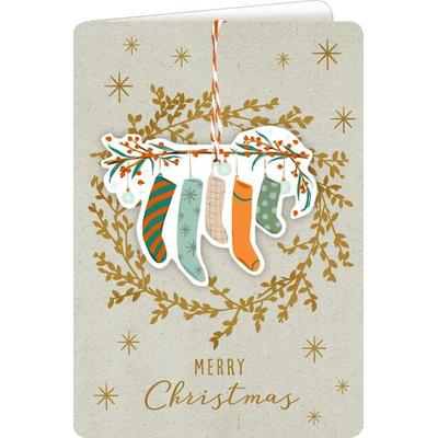 Weihnachtskarte m. Kuvert - Fröhl.Weihnachten (Cozy Christ.)