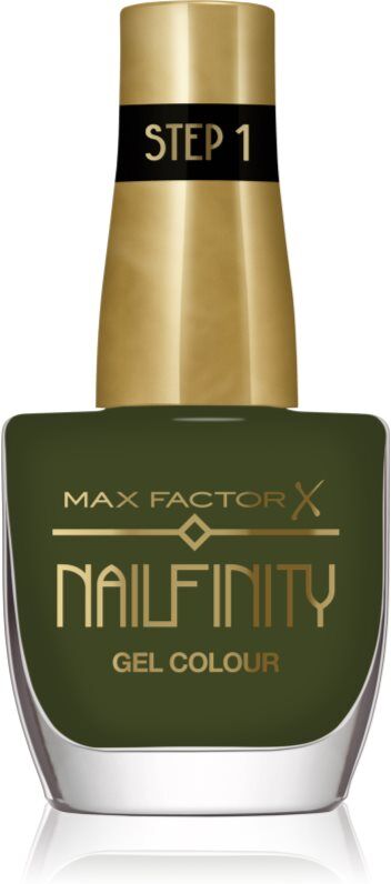 Max Factor Nailfinity Gel Colour gel nail polish without UV/LED sealing shade 595 Green Room 12 ml