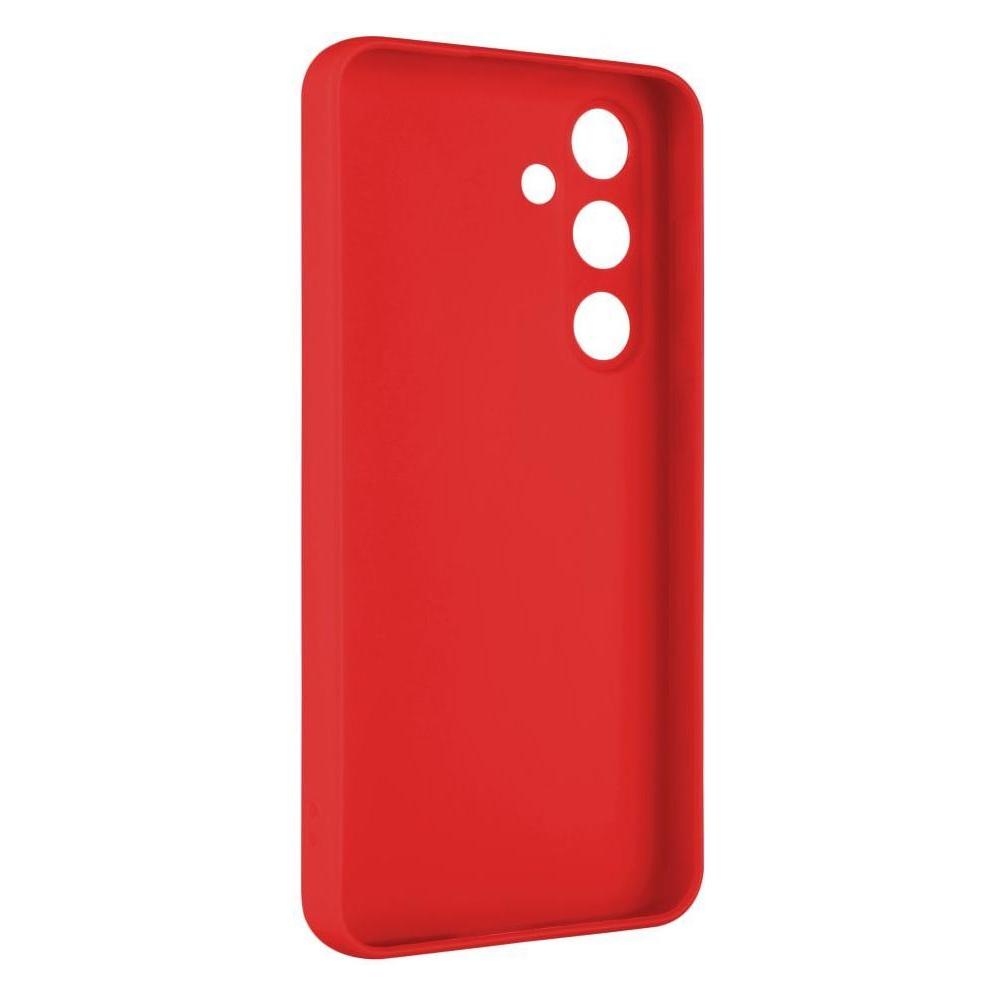 Fixed Story Gummi-Rückseite für Samsung Galaxy S24 rot (Samsung Galaxy S24) (FIXST-1256-RD)