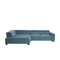 Jette Home Ecksofa aus Cord Jette Flirt ¦ türkis/petrol ¦ Maße (cm): B: 311 H: 84 T: 219.0