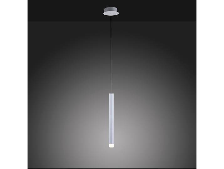 JUST LIGHT Pendelleuchte BRUNO , grau (aluminiumfarben), 1, H: 120cm, 1 Stk., Leuchten, LED, Pendelleuchte
