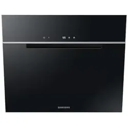 Samsung Kopffrei-Haube mit Auto Connect, Schwarzes Glas, 60 cm, NK24C7070WBUR