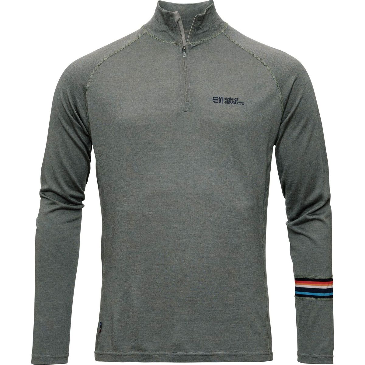 Elevenate Men Primo Zip gray green (001) M 423-23001004