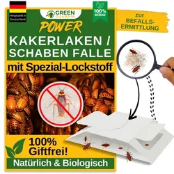 Green Guardia Kakerlaken / Schaben Falle mit Spezial-Lockstoff: 6