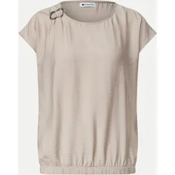 Blusenshirt mit Schnallendetail Beige 36