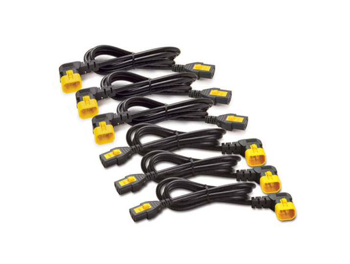 APC C13 - C14 (90 Deg), 1.8m, 6-pack, 1,83 m, Coupleur C13, Coupleur C14, 10 A AP8706R-WW