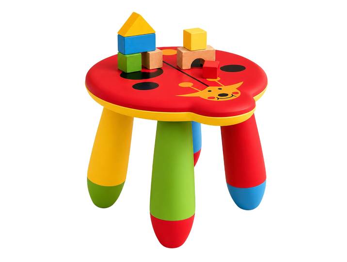 Relaxdays Tabouret Pour Enfants Coccinelle\, En Plastique Coloré\, H26 Cm\, Léger\, Robuste\, Facile À Nettoyer